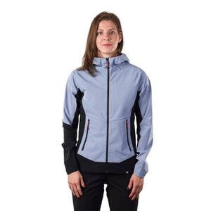 Női túrázó Softshell kabát kapucnival NORTHFINDER JAYLYN-665lavendergreyblack kép
