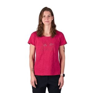 Női rövid ujjú túrázó póló NORTHFINDER HELENA-510cherry kép