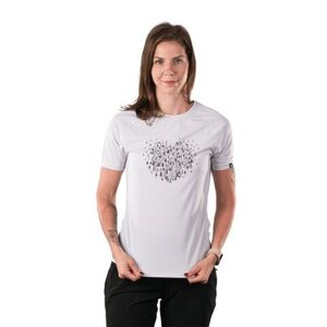 Női rövid ujjú túrázó póló NORTHFINDER INES-529creamwhite kép
