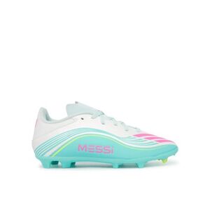 Fiú focicipők kültéri ADIDAS F50 Messi Club Jr FG MG cloud white lucid pink flash aqua kép