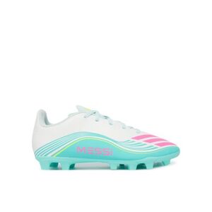Fiú focicipők kültéri ADIDAS F50 Messi Club K FG MG cloud white lucid pink flash aqua kép
