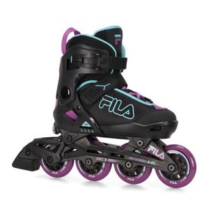 Lány görkorcsolyák FILA SKATES X 2C G Jr black violet light blue kép