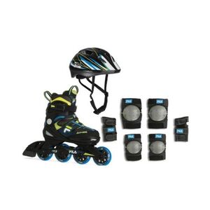 Fiú görkorcsolyák FILA SKATES J-One Combo 3Set K blue lime kép