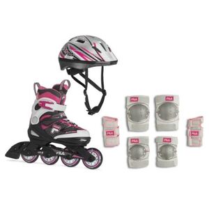 Lány görkorcsolyák FILA SKATES J-One Combo G 3Set K pink magenta kép
