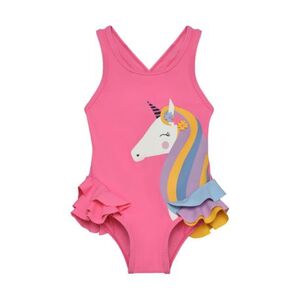 Lány fürdőruhák COLOR KIDS Swimsuit W. Application 4024-Pink Lemonade kép