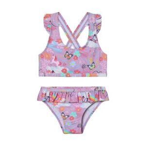 Lány fürdőruhák COLOR KIDS Bikini W. Short Skirt, AOP-6071-Lavender Mist kép