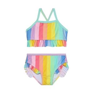 Lány fürdőruhák COLOR KIDS Bikini W. Frills, AOP-4024-Pink Lemonade kép