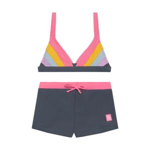 Lány fürdőruhák COLOR KIDS Bikini, Colorblock-4024-Pink Lemonade kép