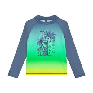 Gyerek fürdőpóló COLOR KIDS T-shirt L S W. Chest Print-7450-Coronet Blue kép