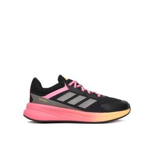 Lány sportcipő (edzőcipő) ADIDAS FortaRun 4.0 Jr core black iron metallic bliss pink kép