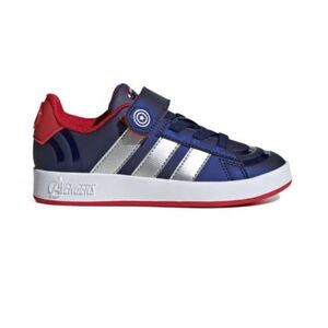 Fiú szabadidőcipők ADIDAS Grand Court Captain America K dark blue matte silver better scarlet kép