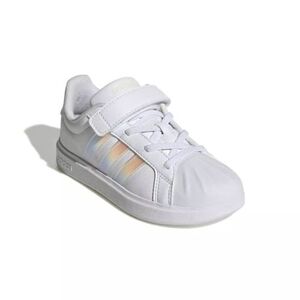 Lány szabadidőcipő ADIDAS Streettalk K cloud white iridescent core white kép