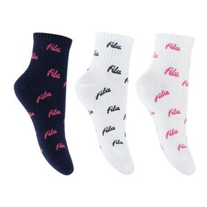 Lány zoknik FILA 3 PACK-F2120-125 White Navy kép
