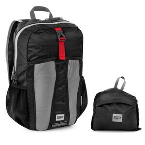 Túrázós hátizsák SPOKEY HIDDEN PEAK Foldable backpack, 18 l, black-red kép
