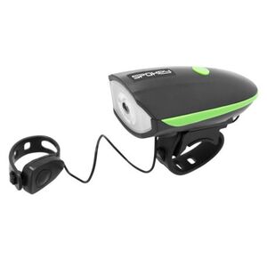 Bicikli lámpa SPOKEY RAINI Rechargeable LED bike light with horn kép
