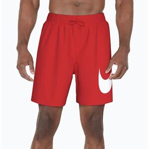 Férfi fürdőnadrág NIKE SWIM Specs Taslan 7 RED kép