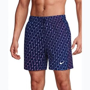 Férfi fürdőnadrág NIKE SWIM Breaker Swoosh 5 MIDNIGHT NAVY kép