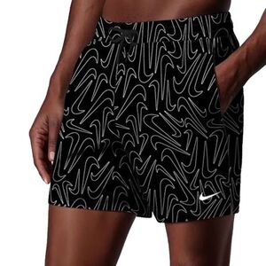 Férfi fürdőnadrág NIKE SWIM Breaker Logofetti 5 Black kép