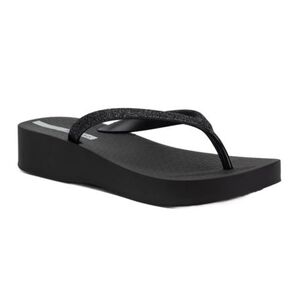 Női papucsok (strandcipők) IPANEMA Mesh Chic Platform W black glitter black kép