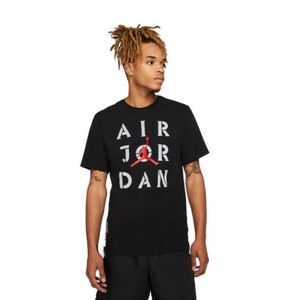 Férfi rövid ujjú póló NIKE JORDAN AJ5 GFX SS CREW BLACK WHITE GYRED kép
