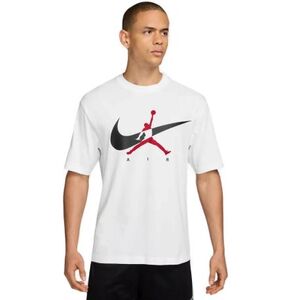 Férfi rövid ujjú póló NIKE Jordan Brooklyn WHITE BLACK kép