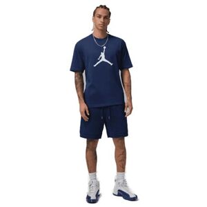 Férfi rövid ujjú póló NIKE JORDAN JUMPMAN SS HBR TEE 2 MIDNIGHT NAVY WHITE kép