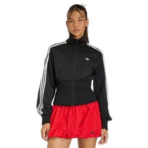 Női cipzáras pulóver ADIDAS ORIGINALS SMOCKED FB TT BLACK kép