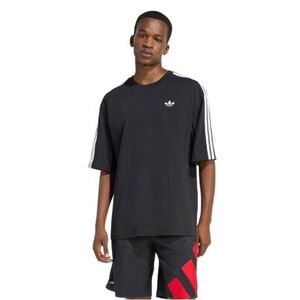 Férfi rövid ujjú póló ADIDAS ORIGINALS 3S TEE BLACK kép