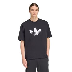 Férfi rövid ujjú póló ADIDAS ORIGINALS TREFOIL T-SHIRT BLACK WHITE kép