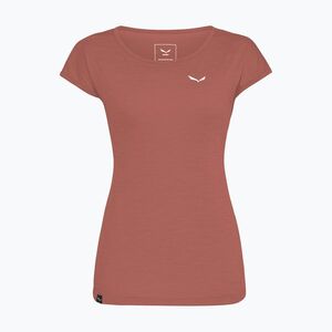 Női trekking póló Salewa Puez Melange Dry etruscan red melange (Puez Melange Dry 00-0000026538) kép