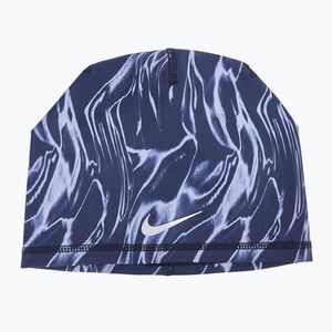Nike Dri-Fit Peak Beanie nyomtatott kék üres/ezüst (Dri-Fit Peak Uncuffed Beanie Printed N1013572-423) kép