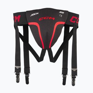 Gyerek suszpenzor CCM Jock Combo YTH black/red (Jock Combo YTH ACJCEU-YTBKRD) kép