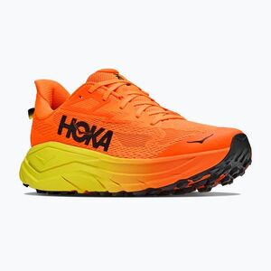 Férfi futócipők HOKA Challenger 8 Wide neon tangerine/hoka citrus (Challenger 8 Wide 1168718-NNGR) kép