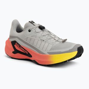 Férfi futócipők Salomon Genesis 2 gray violet/safety yellow (Genesis 2 L49300000) kép