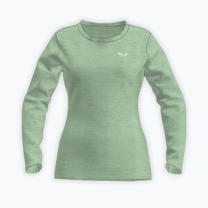 Női túra hosszú ujjú póló Salewa Puez Melange Dry pastel green melange (Puez Melange Dry 00-0000027454) kép