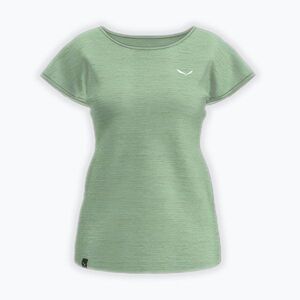 Női trekking póló Salewa Puez Melange Dry pastel green melange (Puez Melange Dry 00-0000026538) kép