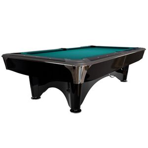 Biliárd asztal, Pool, Dynamic IV, 8', fényes fekete, Simonis 760 posztóval kép