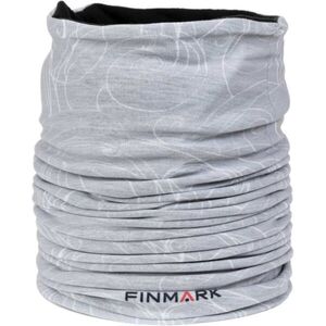 Finmark FSW-229 Multifunkcionális kendő fleece belsővel, szürke, méret UNI kép