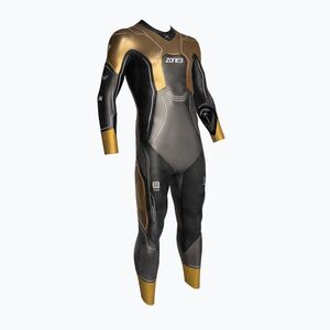 Férfi ZONE3 Vanquish-X limitált kiadású páncélozott/aranyszínű triatlon búvárruha (Vanquish-X Limited Edition WS24MVANLE101) kép