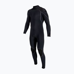 Férfi úszóhab O'Neill Hyperfreak Fire 4/3+ Hátul cipzáros teljes fekete/fekete (Hyperfreak Fire 4/3+ Back Zip Full 5663-A00) kép