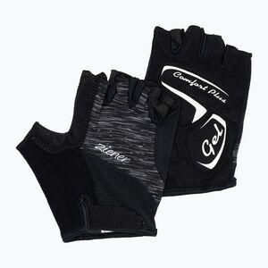 Női kerékpáros kesztyű ZIENER MTB Caci Lady GELshock fekete melange (MTB Caci Lady GELshock Z-988106) kép