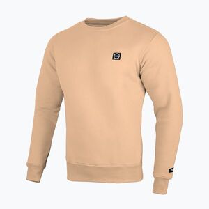 Férfi Octagon Small Logo pulóver bézs színben (Small Logo 10850-B) kép
