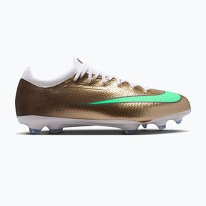 Gyermek focicipők Nike Jr. Vapor 17 Pro "Kylian Mbappé" Metallic Gold/Green Glow (Vapor 17 Pro "Kylian Mbappé" Jr FG IR1653-701) kép