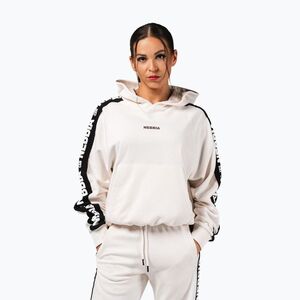 Női pulóver NEBBIA Off-Duty Hoodie cream (Off-Duty Hoodie 4891510) kép