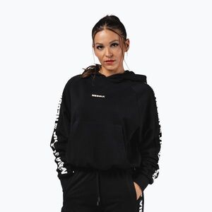 Női pulóver NEBBIA Off-Duty Hoodie black (Off-Duty Hoodie 4890110) kép