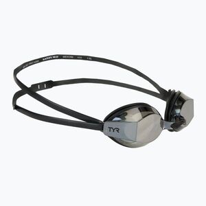 TYR Blackops 140 Ev Racing tükrözött ezüst/fekete/fekete úszószemüveg (Blackops 140 Ev Racing Mirrored LGBKOPM_075) kép