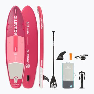 Szett deszka SUP felfújható AQUASTIC Perth 9'10" rózsaszín (Perth 9'10" AQS-B5I035-PK) kép
