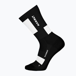 Zokni Mammut Mountaineering Lightweight Merino Crew black/white (Mountaineering Lightweight Merino Crew 1193-00220-0047-365) kép