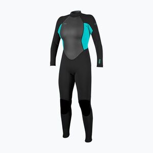 Női úszóruha O'Neill Reactor-2 3/2 mm Back Zip Full black/light aqua (Reactor-2 3/2 Back Zip Full 5042B-Z94) kép