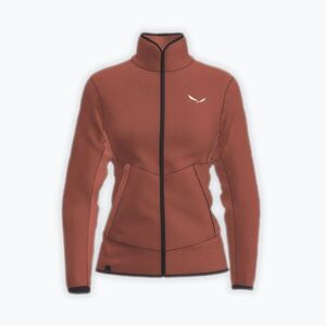 Női túra pulóver Salewa Puez Warm Full Zip etruscan red (Puez Warm Full Zip 00-0000029431) kép